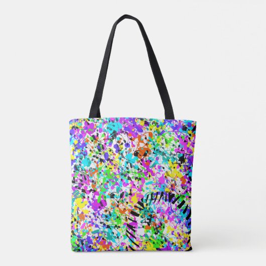 Splatter Paint Tote Bag (Achterkant)