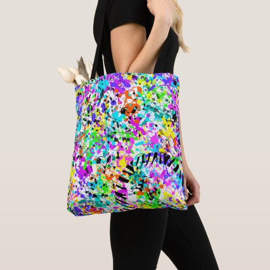 Splatter Paint Tote Bag (Dichtbij)