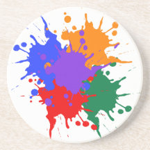 Splatter Paint Zandsteen Onderzetter