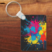 Splatter Pattern Sleutelhanger (Voorkant)