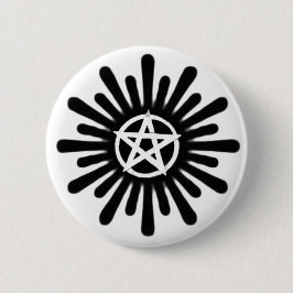 Splatter Pentacle Ronde Button 5,7 Cm