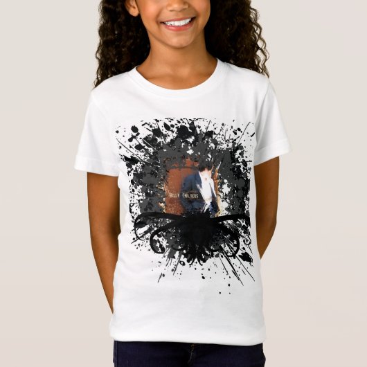 Splatter Photo Kinder - Gepersonaliseerd T-shirt (Voorkant)