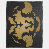 Splatter Rorschach Inkblot Test Fleece Deken (Voorkant)