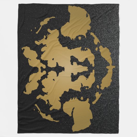 Splatter Rorschach Inkblot Test Fleece Deken (Voorkant)