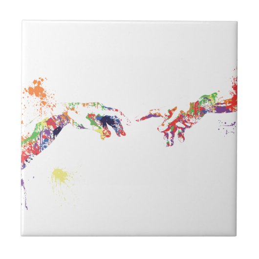 Splatter Sistine Tegeltje (Voorkant)