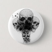 Splatter Skull Button (Voorkant)