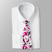 Splatter Stropdas White (Gebonden)