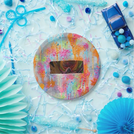 Splatter Surprise Papieren Bordje (Feest)