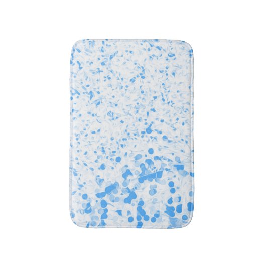 Splatter Texture - Blue Badmat (Voorkant Verticaal)