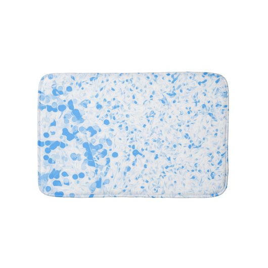 Splatter Texture - Blue Badmat (Voorkant)