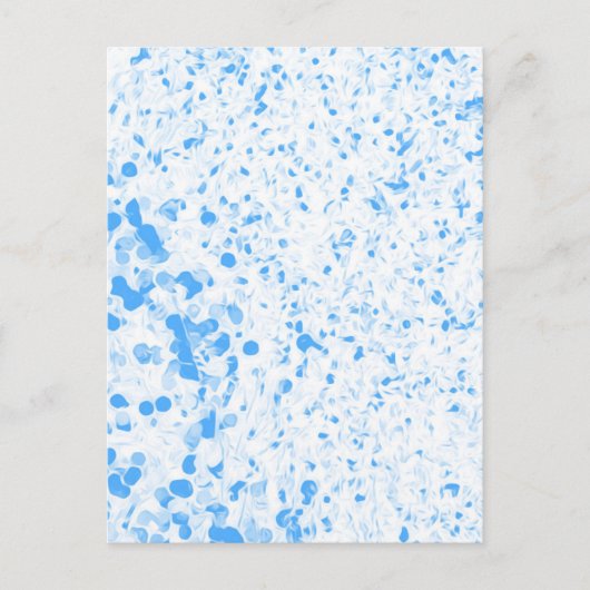 Splatter Texture - Blue Briefkaart (Voorkant)
