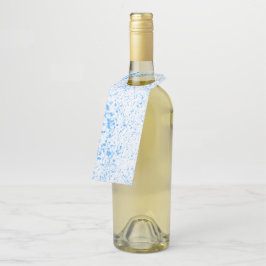 Splatter Texture - Blue Flessenhanger