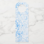 Splatter Texture - Blue Flessenhanger (Voorkant)