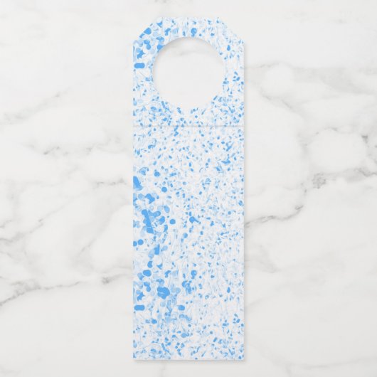 Splatter Texture - Blue Flessenhanger (Voorkant)
