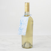 Splatter Texture - Blue Flessenhanger (Schuin)