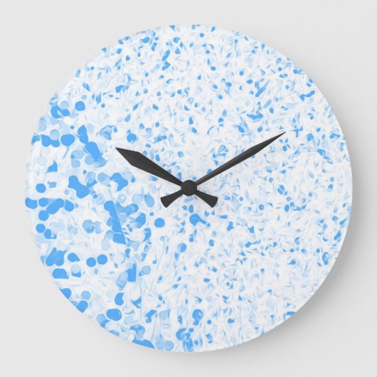 Splatter Texture - Blue Grote Klok (Voorkant)