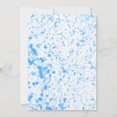 Splatter Texture - Blue Kaart (Voorkant)