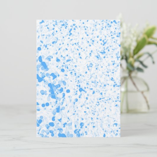 Splatter Texture - Blue Kaart (Staand voorkant)