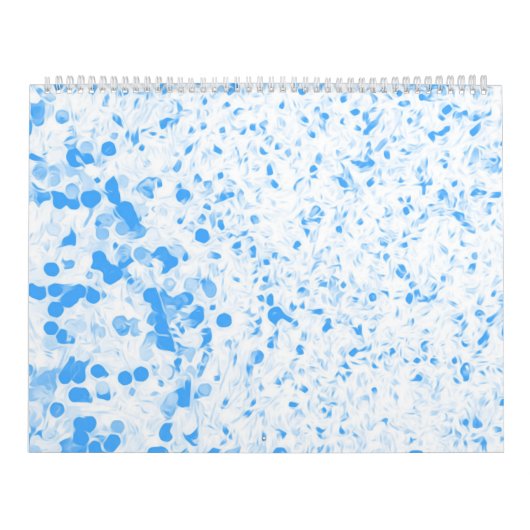 Splatter Texture - Blue Kalender (Hoes)