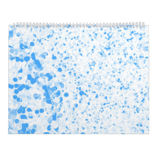Splatter Texture - Blue Kalender
