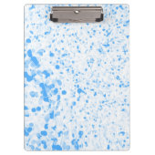Splatter Texture - Blue Klembord (Voorkant)