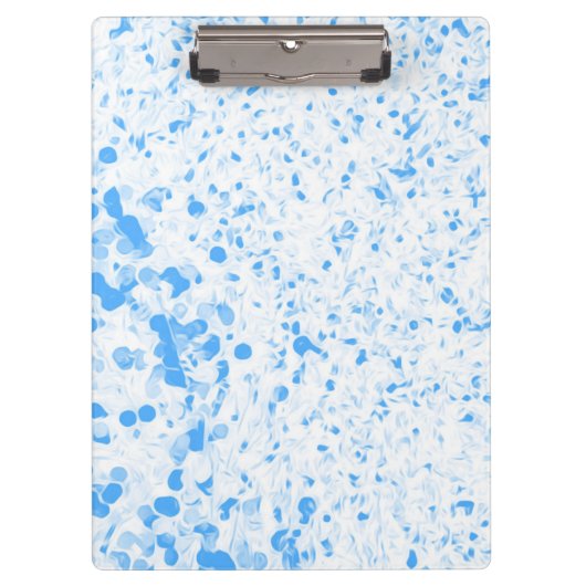 Splatter Texture - Blue Klembord (Voorkant)