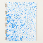 Splatter Texture - Blue Planner (Voorkant)