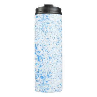 Splatter Texture - Blue Thermosbeker