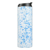 Splatter Texture - Blue Thermosbeker (Gedraaid links)