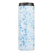 Splatter Texture - Blue Thermosbeker (Achterkant)