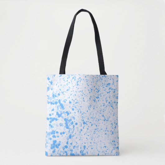 Splatter Texture - Blue Tote Bag (Voorkant)