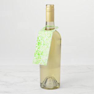 Splatter Texture - Lime Green Flessenhanger