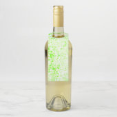 Splatter Texture - Lime Green Flessenhanger (Op fles)