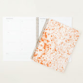Splatter Texture - Orange Planner (Display)