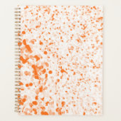 Splatter Texture - Orange Planner (Voorkant)