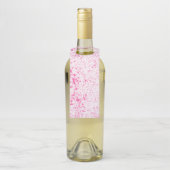 Splatter Texture - Pink Flessenhanger (Op fles)