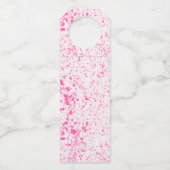 Splatter Texture - Pink Flessenhanger (Voorkant)