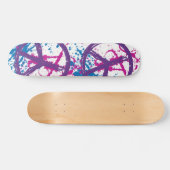 SPLATTER VAN DE VREDESSIGNALEN PERSOONLIJK SKATEBOARD (Horizontaal)