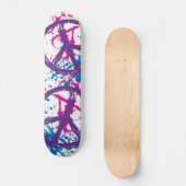 SPLATTER VAN DE VREDESSIGNALEN PERSOONLIJK SKATEBOARD (Voorkant)