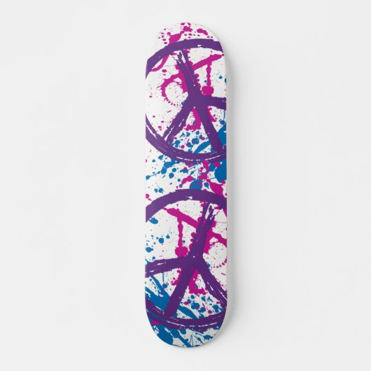 SPLATTER VAN DE VREDESSIGNALEN PERSOONLIJK SKATEBOARD (Voorkant)