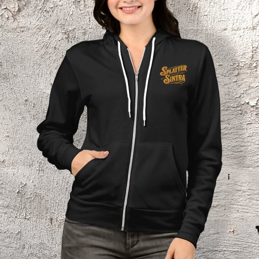 Splatter van Sintra Vrouwen Bella + Canvas Full-Zi Hoodie