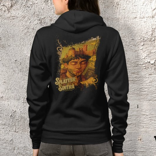 Splatter van Sintra Vrouwen Bella + Canvas Full-Zi Hoodie