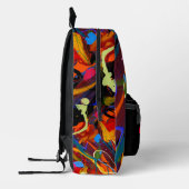 Splatter verf gepersonaliseerd bedrukte rugzak (Links)