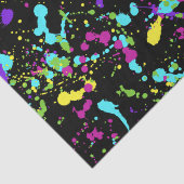 Splatter verf-kleurrijke tissuepapier (Detail)