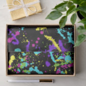 Splatter verf-kleurrijke tissuepapier (Geschenk)