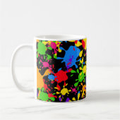 Splatter Wallpaper Koffiemok (Links)