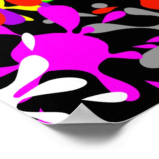 Splatter Wallpaper Poster (Hoek)