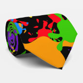 Splatter Wallpaper Stropdas (Opgerold)