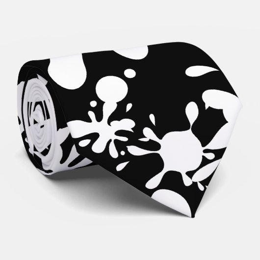 Splatter Wallpaper Stropdas (Opgerold)
