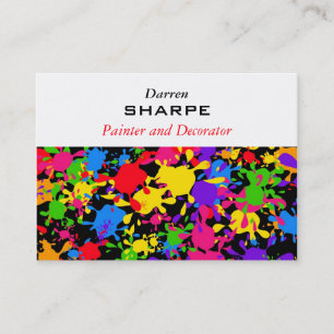 Splatter Wallpaper Visitekaartje